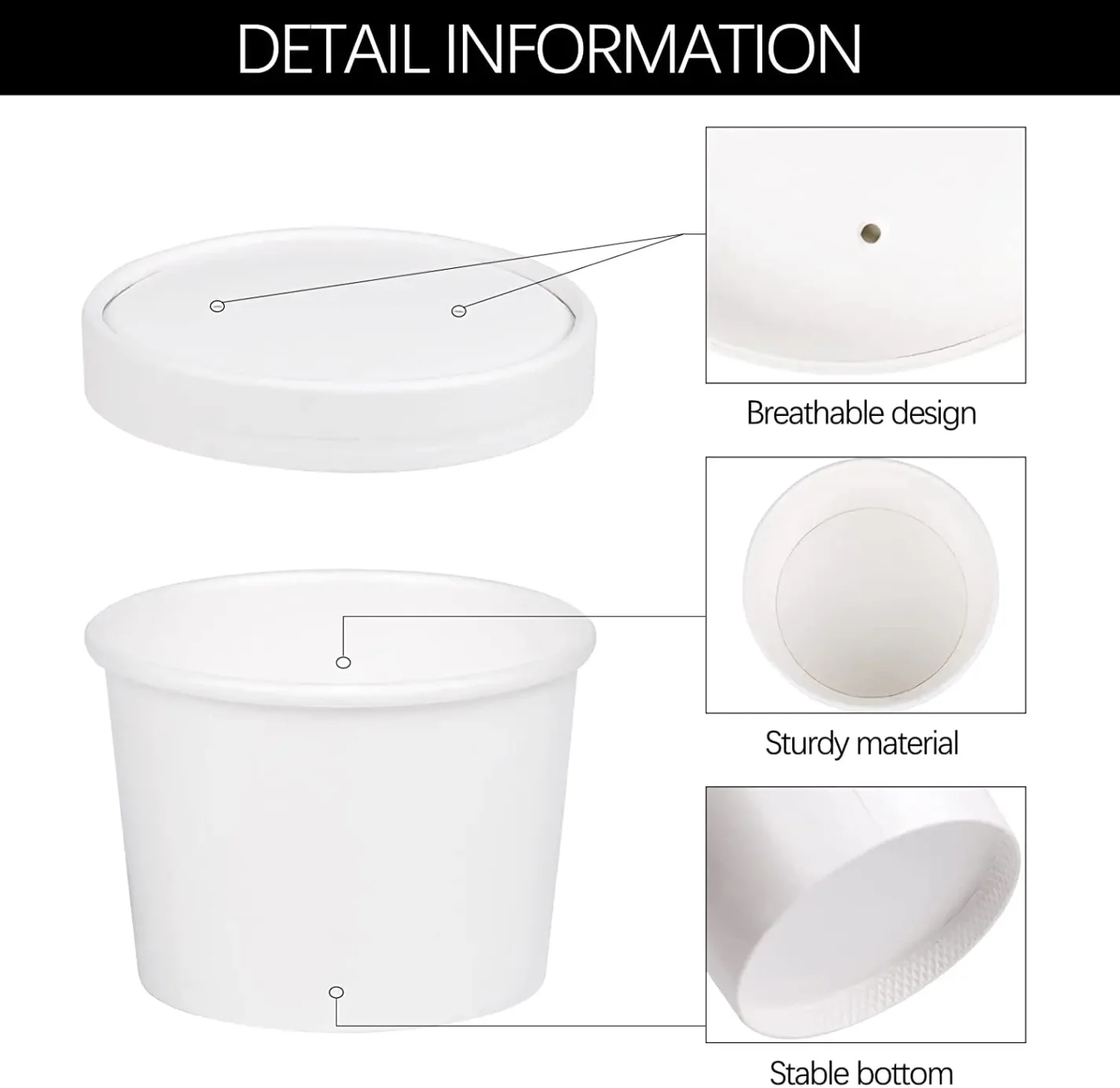 Eco-friendly takeout containers for sustainable dining