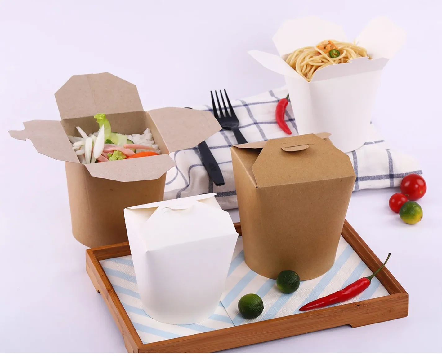 Green food wrapping for sustainable dining experience