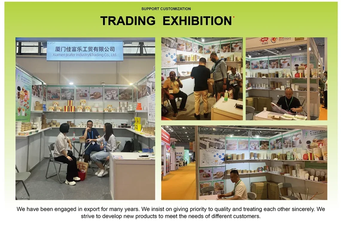 Sustainable food container design display