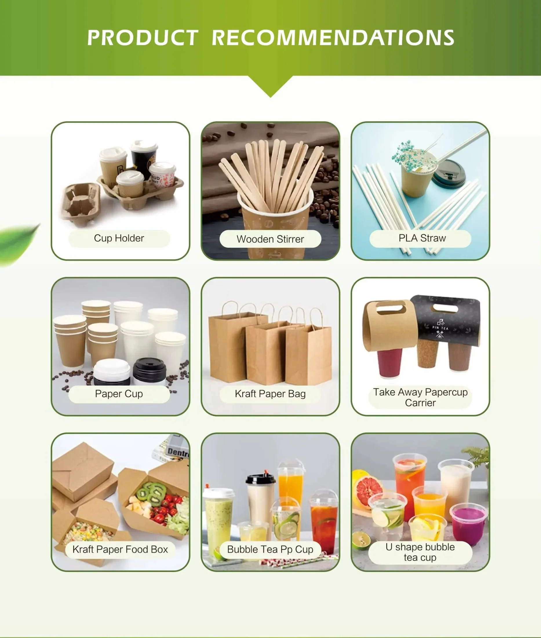 Eco-friendly food packaging product image